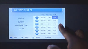 فرن الطهي الذكي فائق السرعة لمطاعم الوجبات السريعة